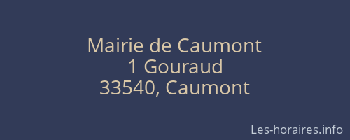 Mairie de Caumont