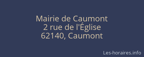 Mairie de Caumont