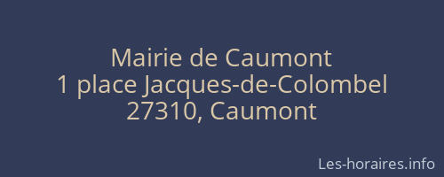 Mairie de Caumont