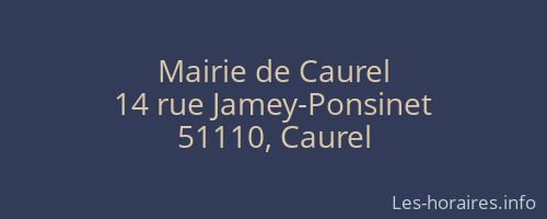 Mairie de Caurel