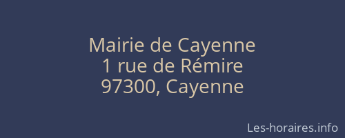 Mairie de Cayenne