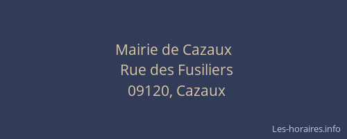 Mairie de Cazaux