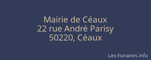 Mairie de Céaux