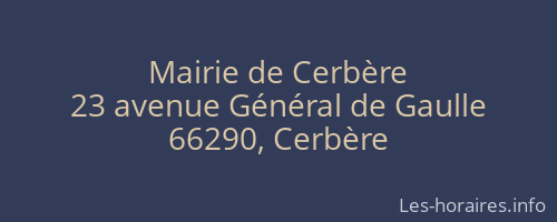 Mairie de Cerbère
