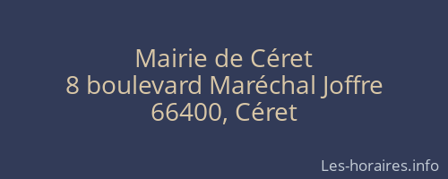Mairie de Céret