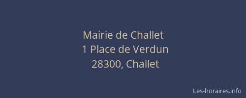 Mairie de Challet