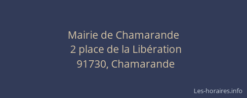 Mairie de Chamarande