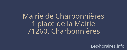 Mairie de Charbonnières