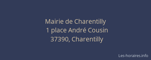 Mairie de Charentilly
