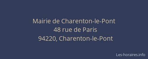 Mairie de Charenton-le-Pont