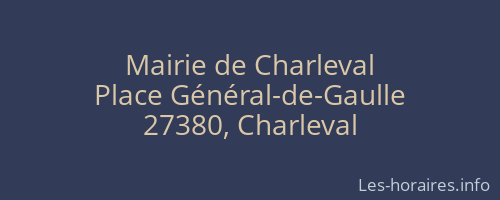 Mairie de Charleval