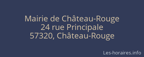 Mairie de Château-Rouge