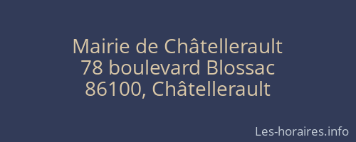 Mairie de Châtellerault