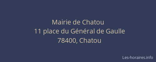 Mairie de Chatou