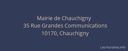 Mairie de Chauchigny