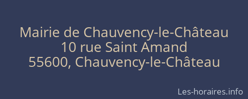 Mairie de Chauvency-le-Château