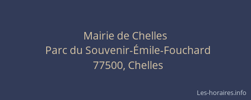 Mairie de Chelles