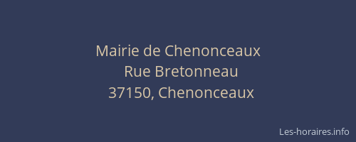 Mairie de Chenonceaux
