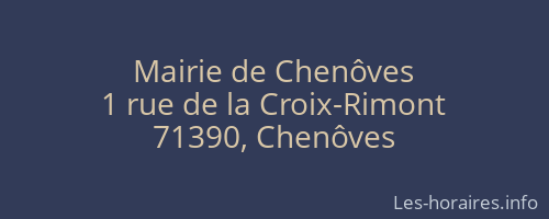 Mairie de Chenôves