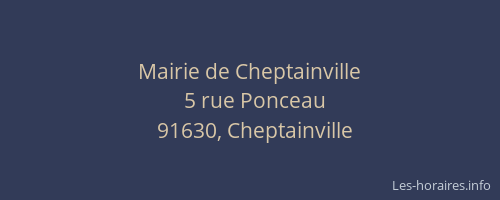 Mairie de Cheptainville