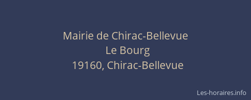 Mairie de Chirac-Bellevue