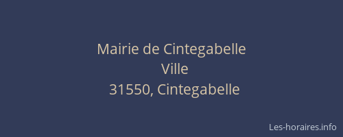 Mairie de Cintegabelle