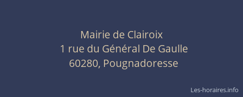 Mairie de Clairoix