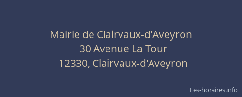 Mairie de Clairvaux-d'Aveyron