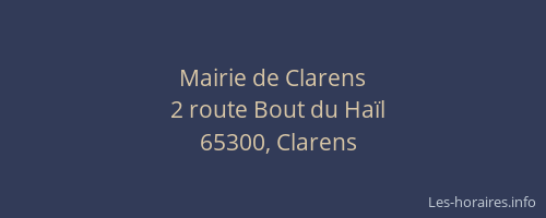 Mairie de Clarens