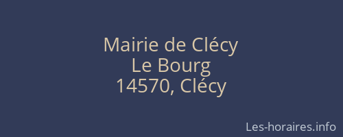 Mairie de Clécy