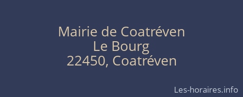Mairie de Coatréven