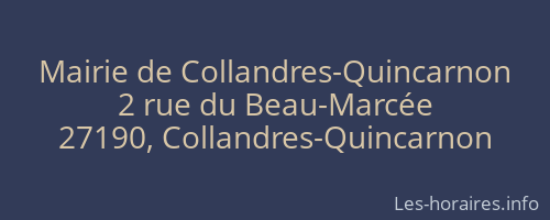Mairie de Collandres-Quincarnon