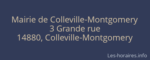 Mairie de Colleville-Montgomery