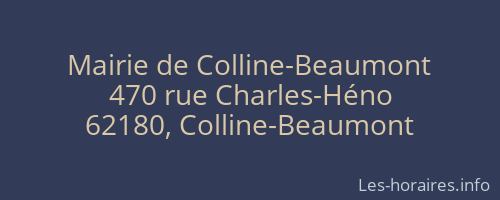 Mairie de Colline-Beaumont