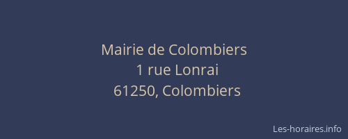 Mairie de Colombiers