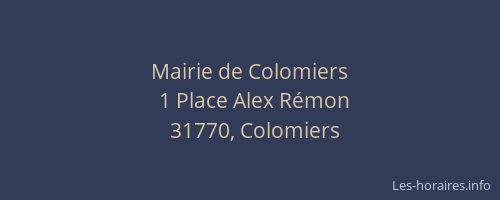 Mairie de Colomiers