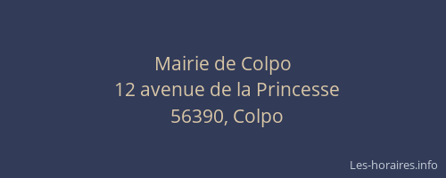 Mairie de Colpo