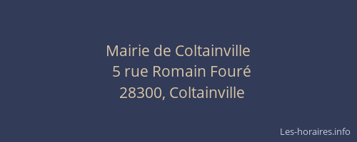 Mairie de Coltainville