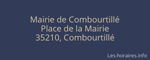 Mairie de Combourtillé