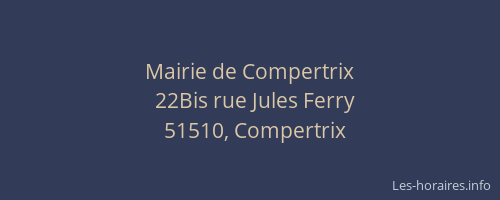 Mairie de Compertrix