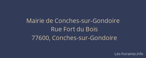 Mairie de Conches-sur-Gondoire