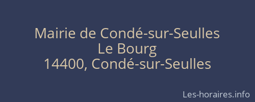 Mairie de Condé-sur-Seulles