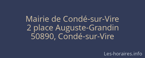 Mairie de Condé-sur-Vire
