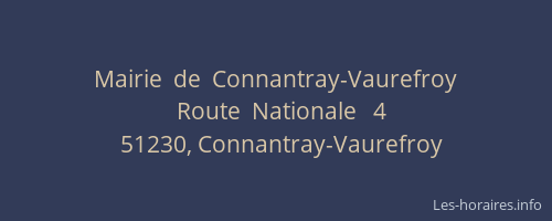 Mairie  de  Connantray-Vaurefroy