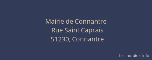 Mairie de Connantre