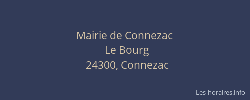Mairie de Connezac