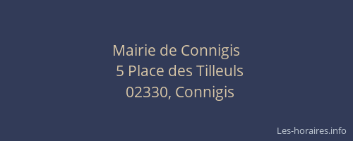 Mairie de Connigis