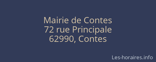 Mairie de Contes