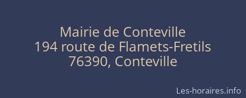 Mairie de Conteville