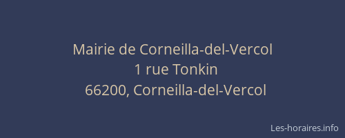 Mairie de Corneilla-del-Vercol